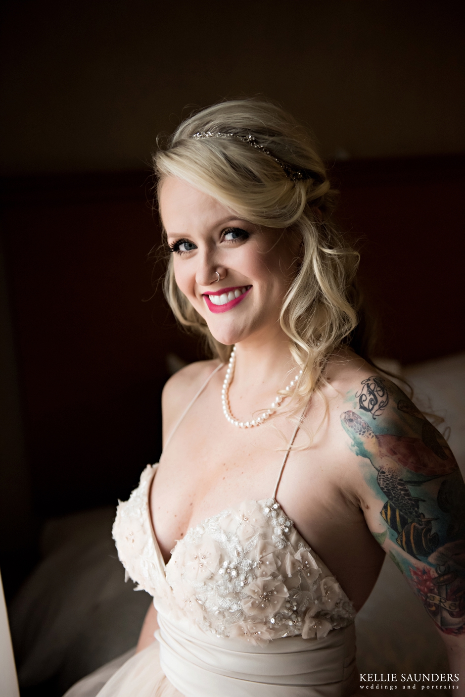 tattooed bride